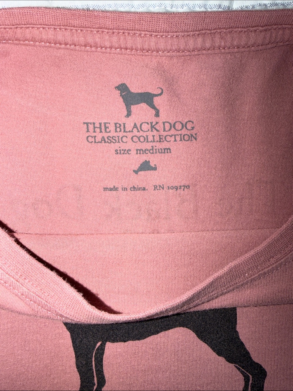 The Black Dog short sleeve tee. Size M. - Picture 6 of 7